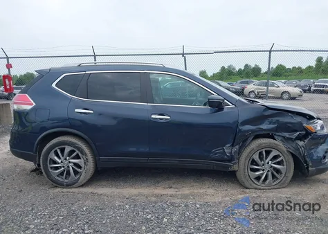 2015 Nissan Rogue Sl из США, поврежденный, VIN 5N1AT2MV1FC813413